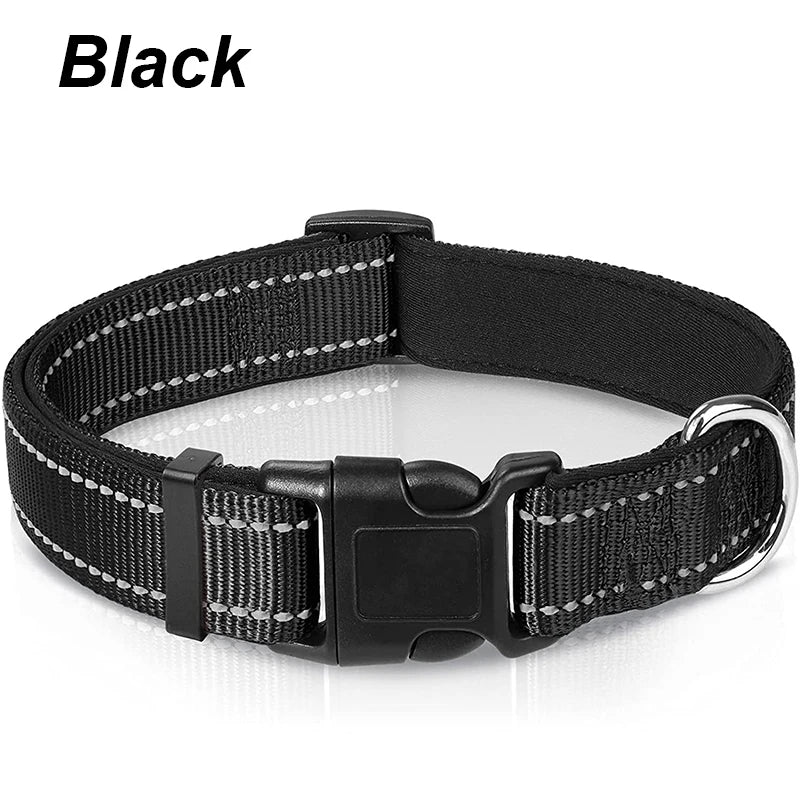 Reflective Dog Collar For Medium Large Dogs
