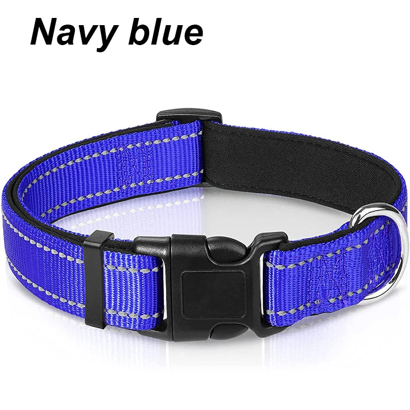 Reflective Dog Collar For Medium Large Dogs