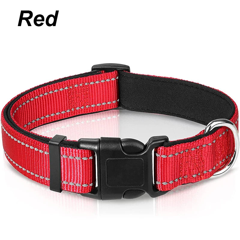 Reflective Dog Collar For Medium Large Dogs