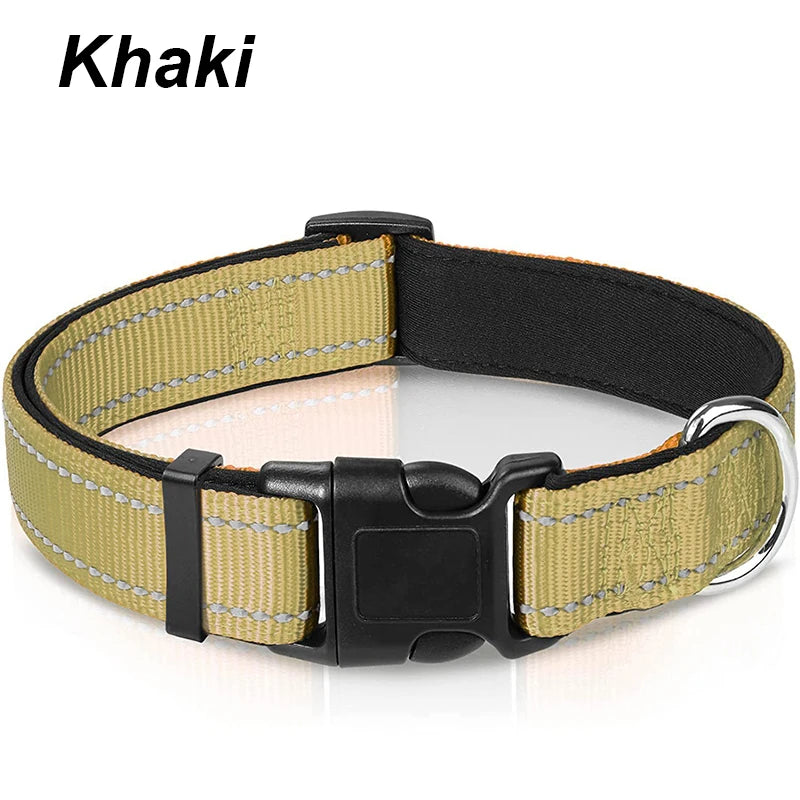 Reflective Dog Collar For Medium Large Dogs