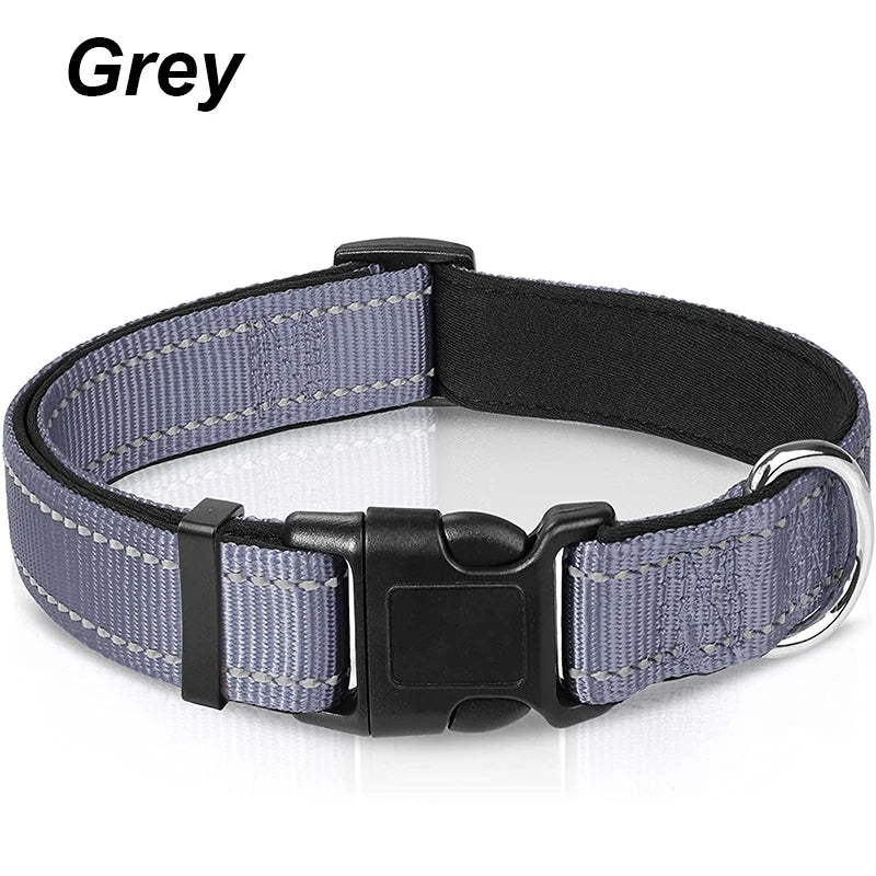 Reflective Dog Collar For Medium Large Dogs