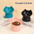 Pet Food Bowl Tilt High Bottom Neck Protector