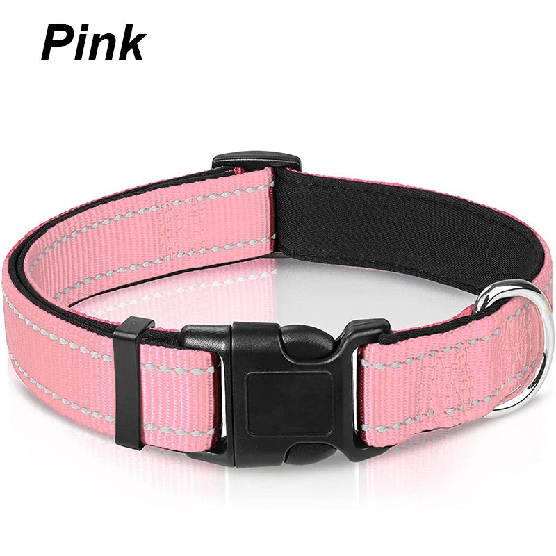 Reflective Dog Collar For Medium Large Dogs