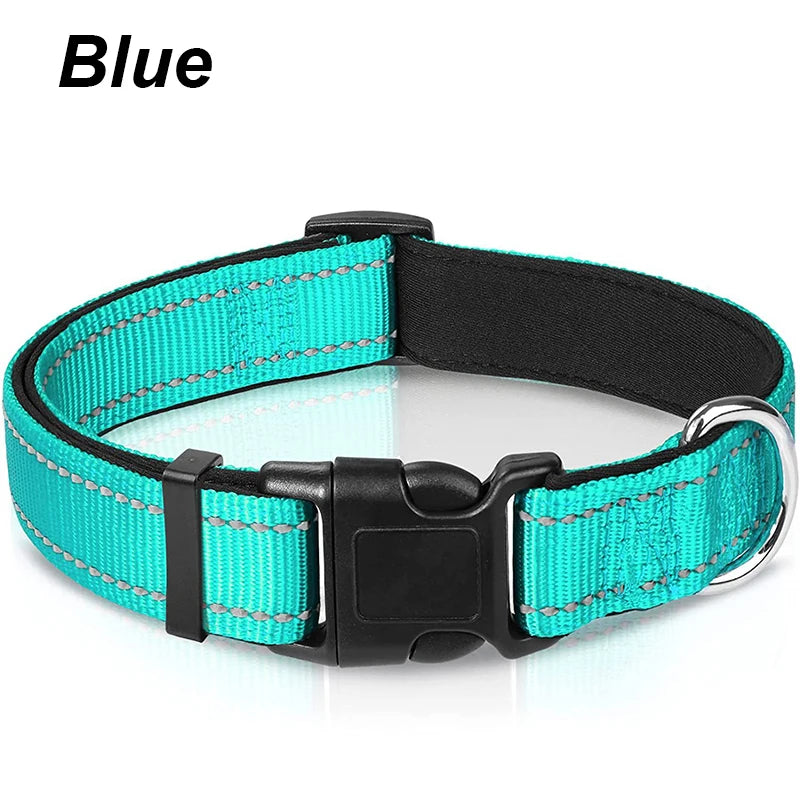 Reflective Dog Collar For Medium Large Dogs